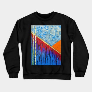 Pollution - Original Abstract Painting Crewneck Sweatshirt